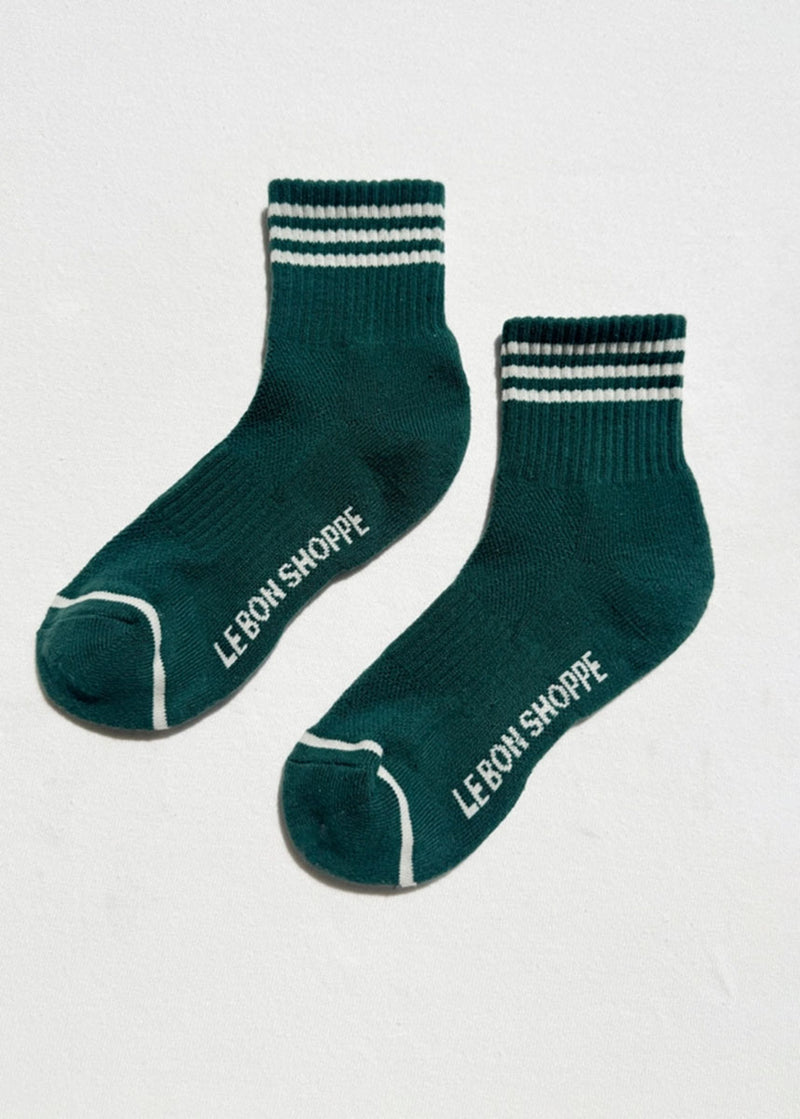 Girlfriend Socks - Hunter Green