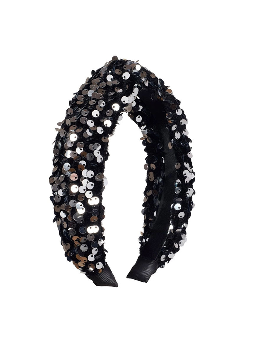 Spellbound Sequin Knotted Headband