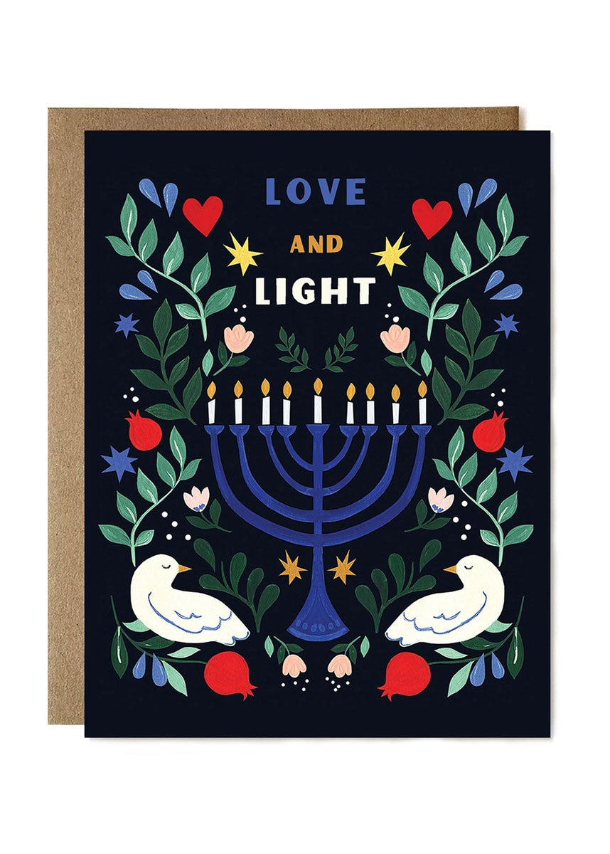 Love & Light Hanukkah Card