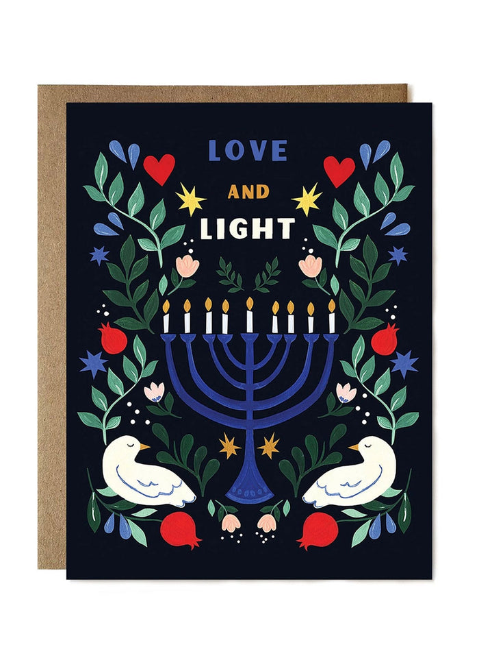 Love & Light Hanukkah Card