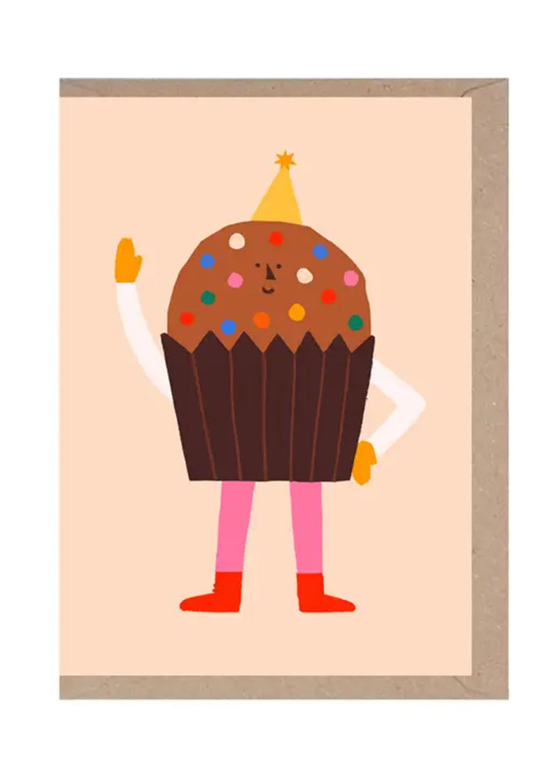 Cute Cupcake Birthday Card