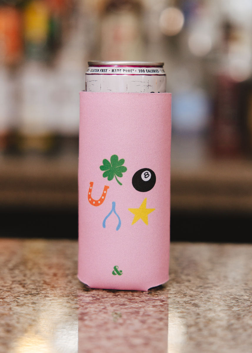 Lucky Icons Tall Can Cooler