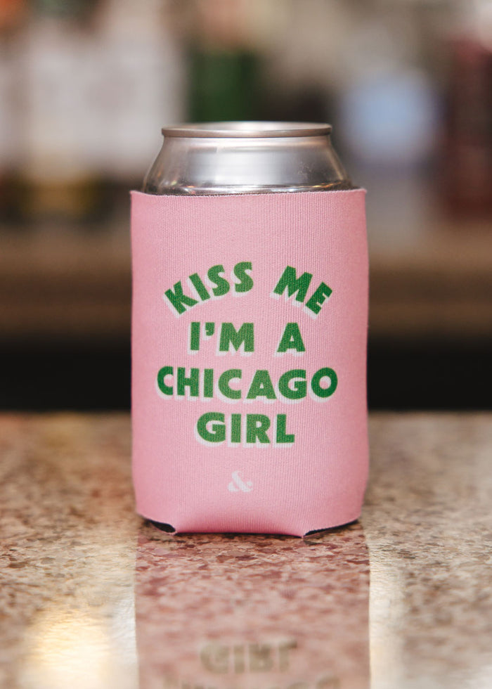 Kiss Me I'm A Chicago Girl Short Can Cooler