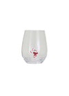 Stemless Holiday Figurine Wine Glasses