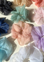 Big Ballet Organza Scrunchie - Peach