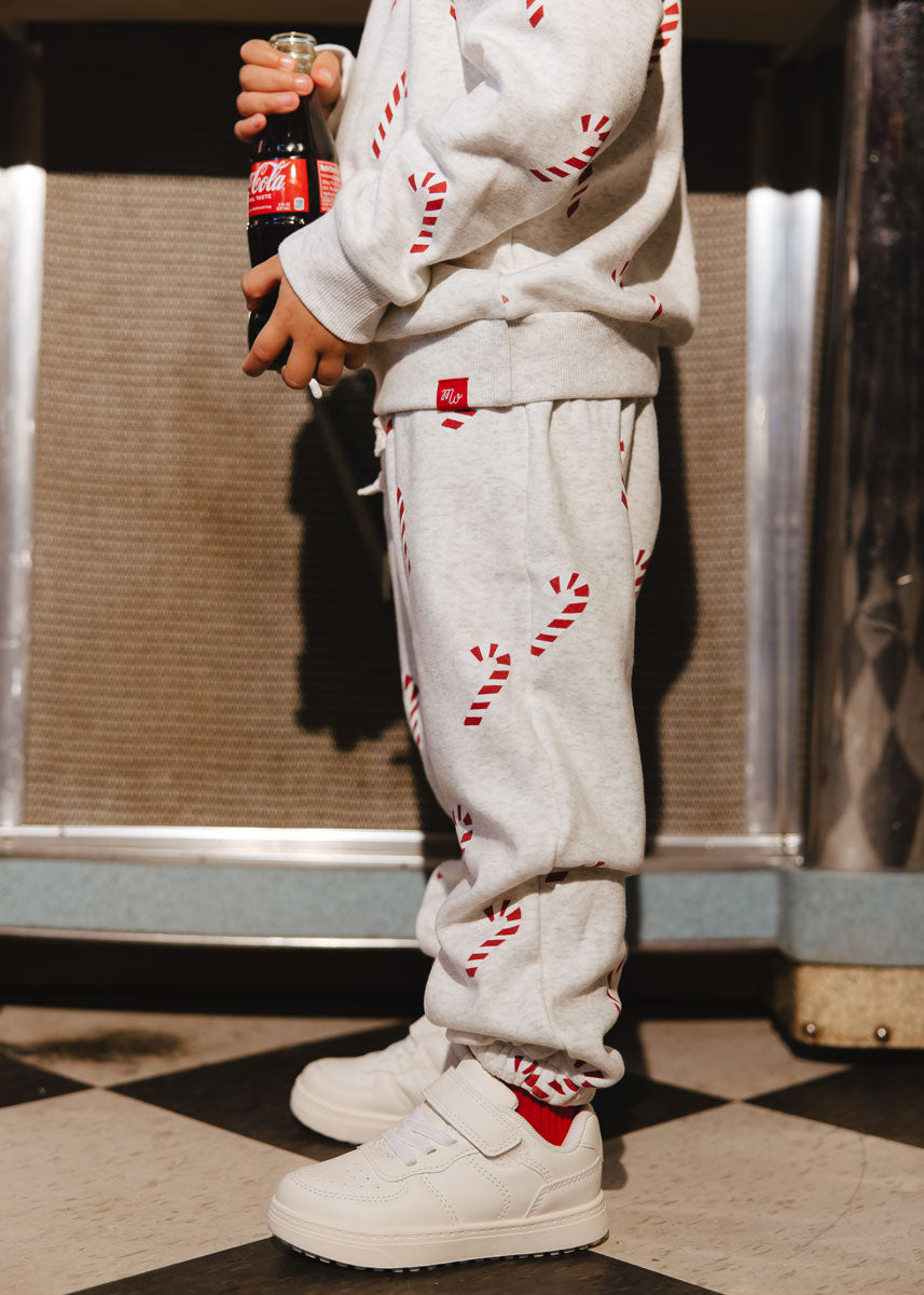 Candy Cane Sweatsuit Set