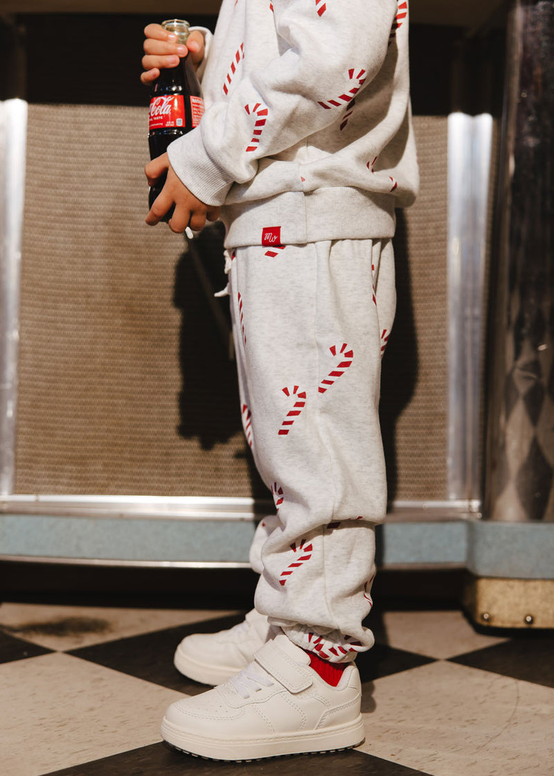 Candy Cane Sweatsuit Set