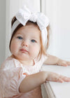 Fab Bow Headband - White