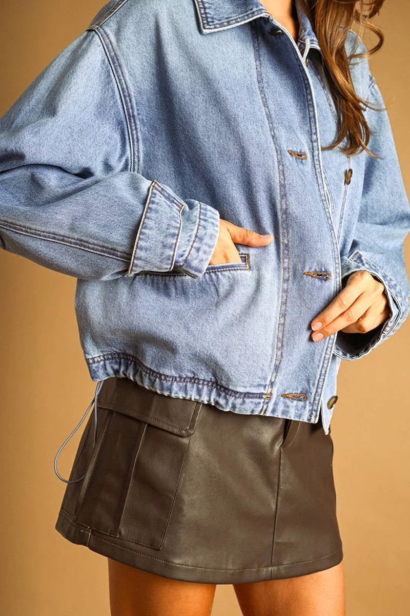 Billie Jacket - Washed Denim