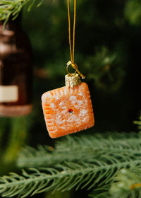 Cheese It Cracker Ornament