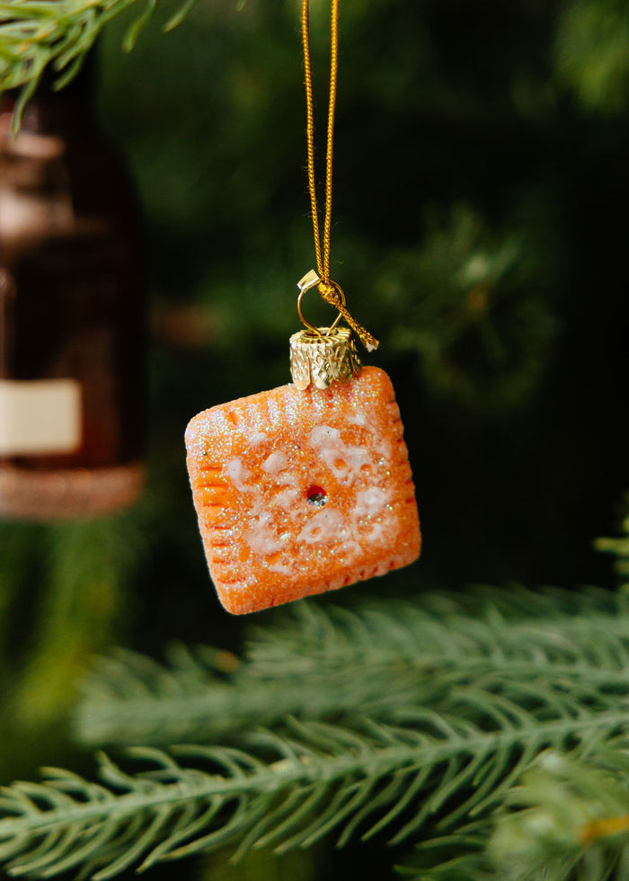Cheese It Cracker Ornament