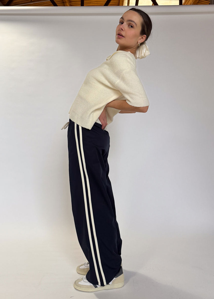 Cherie Ribbed Cardigan - Ivory