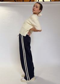 Cherie Ribbed Cardigan - Ivory