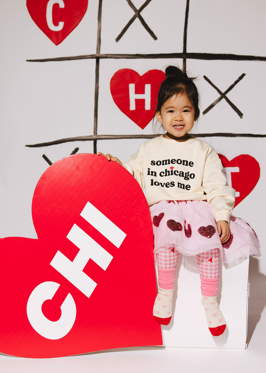 Someone In Chicago Loves Me Oversized Sweatshirt