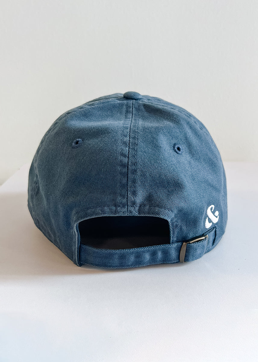 Chi City Cursive Dad Hat - Breaker Blue