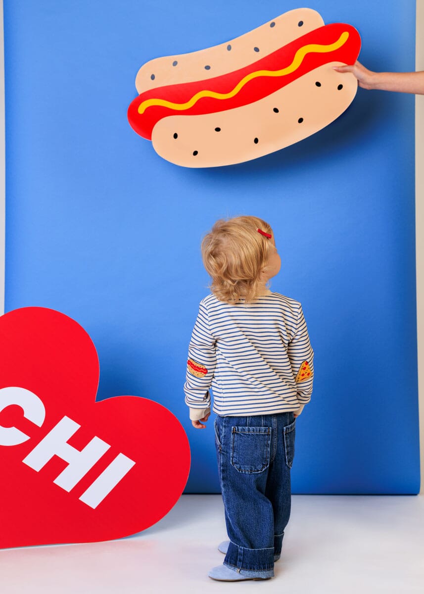 Chicago Striped Patch Sweatshirt