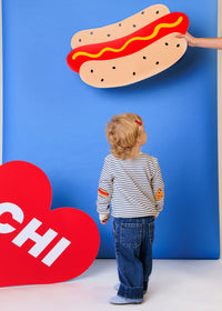 Chicago Striped Patch Sweatshirt