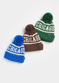 MAD HTR Chicago Pom Beanie - Adult - Chocolate