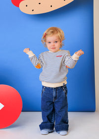 Chicago Striped Patch Sweatshirt