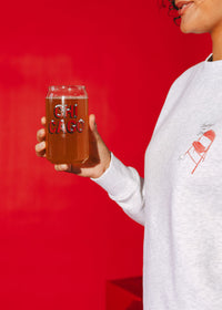 Chicago Snow Can Glass