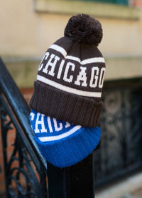 MAD HTR Chicago Pom Beanie - Toddler - Cobalt