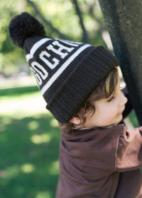 MAD HTR Chicago Pom Beanie - Toddler - Chocolate