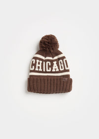 MAD HTR Chicago Pom Beanie - Toddler - Chocolate
