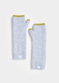 MAD HTR Wrist Warmers - Blue & Citron