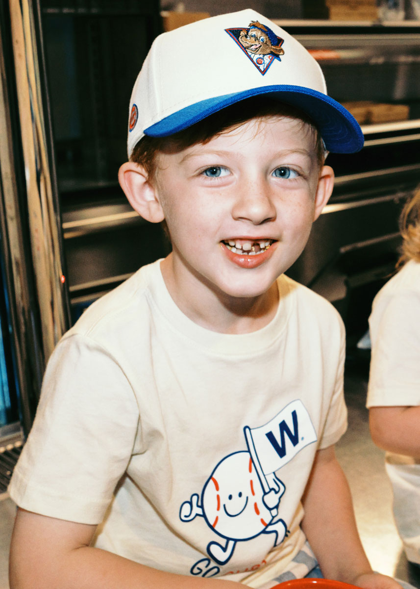 Youth Cubs Clark Hat - Ivory & Royal