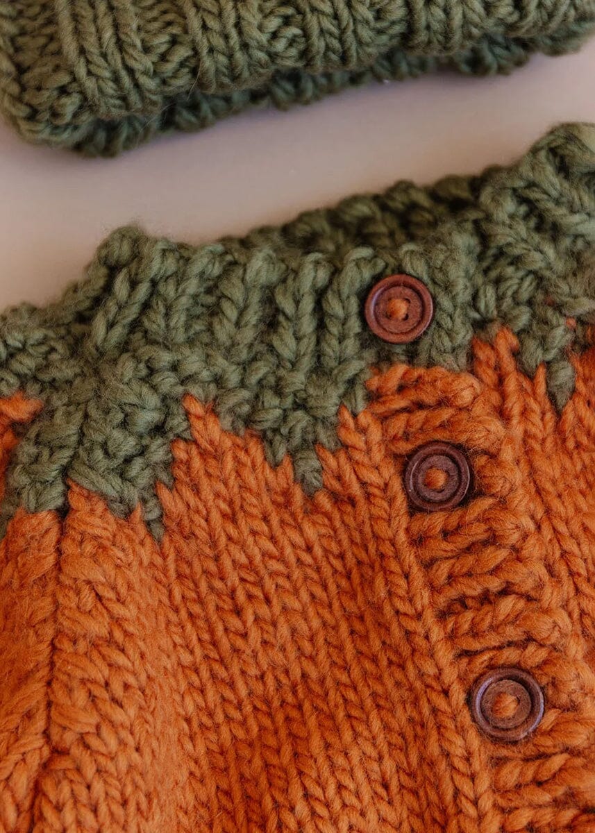 Pumpkin Baby Cardigan
