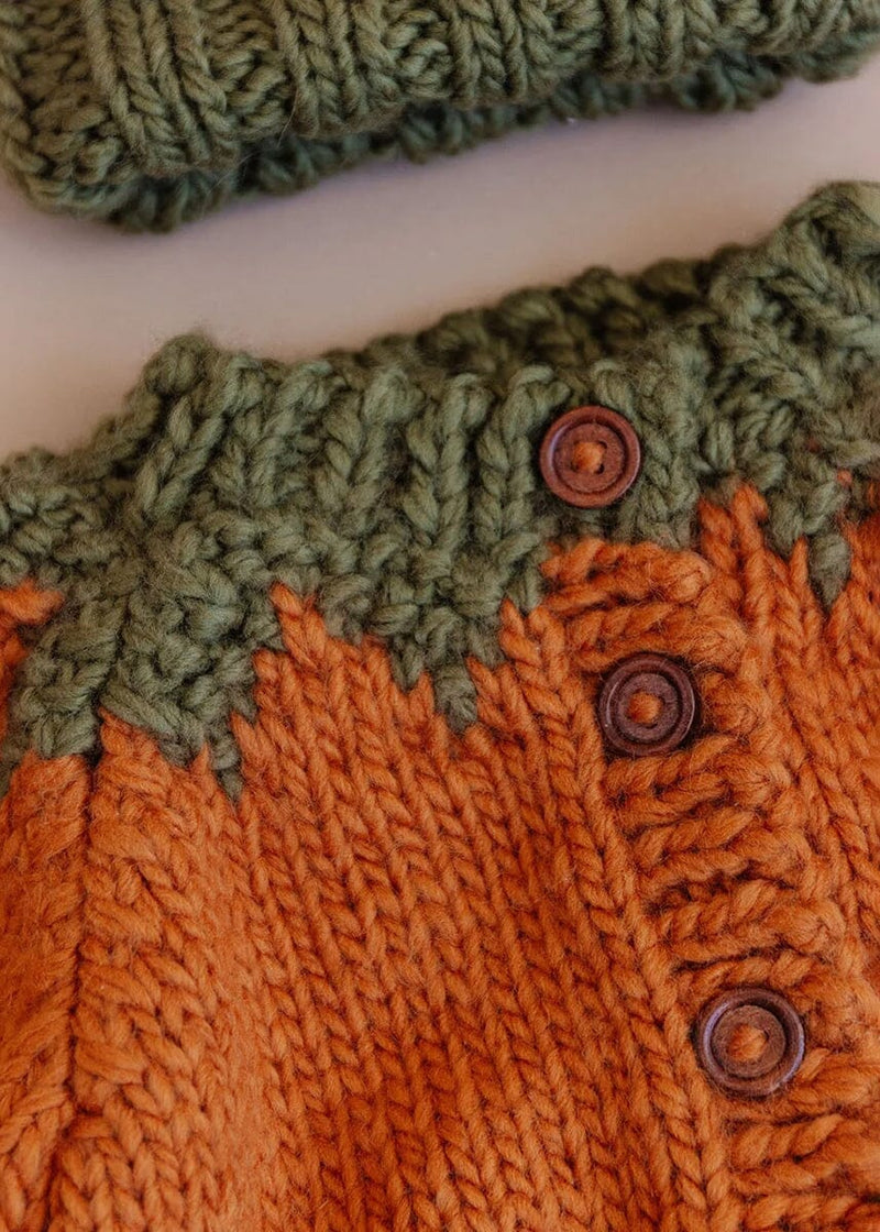 Pumpkin Baby Cardigan