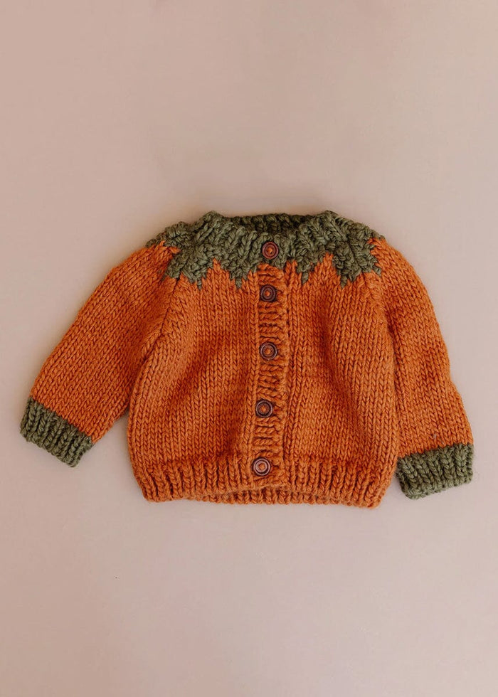 Pumpkin Baby Cardigan