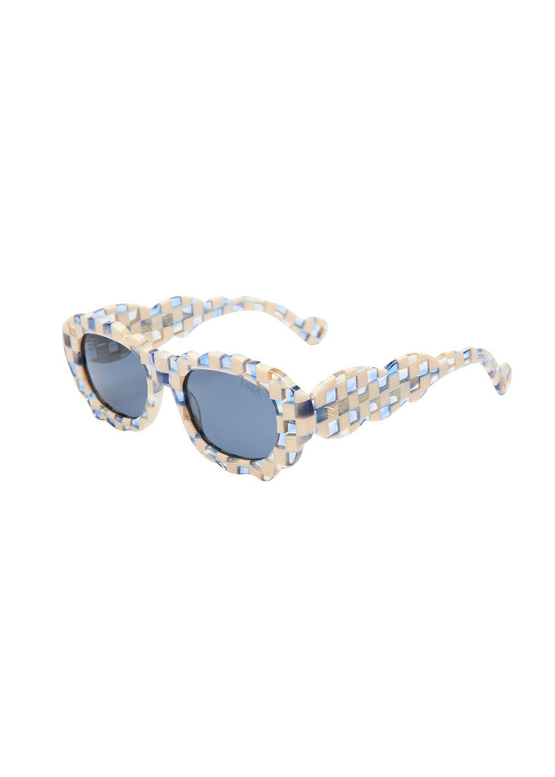 Cloud 9 Sunnies - Check Navy,