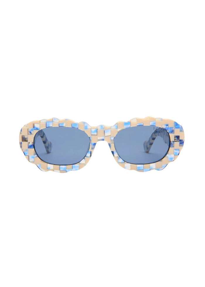 Cloud 9 Sunnies - Check Navy,