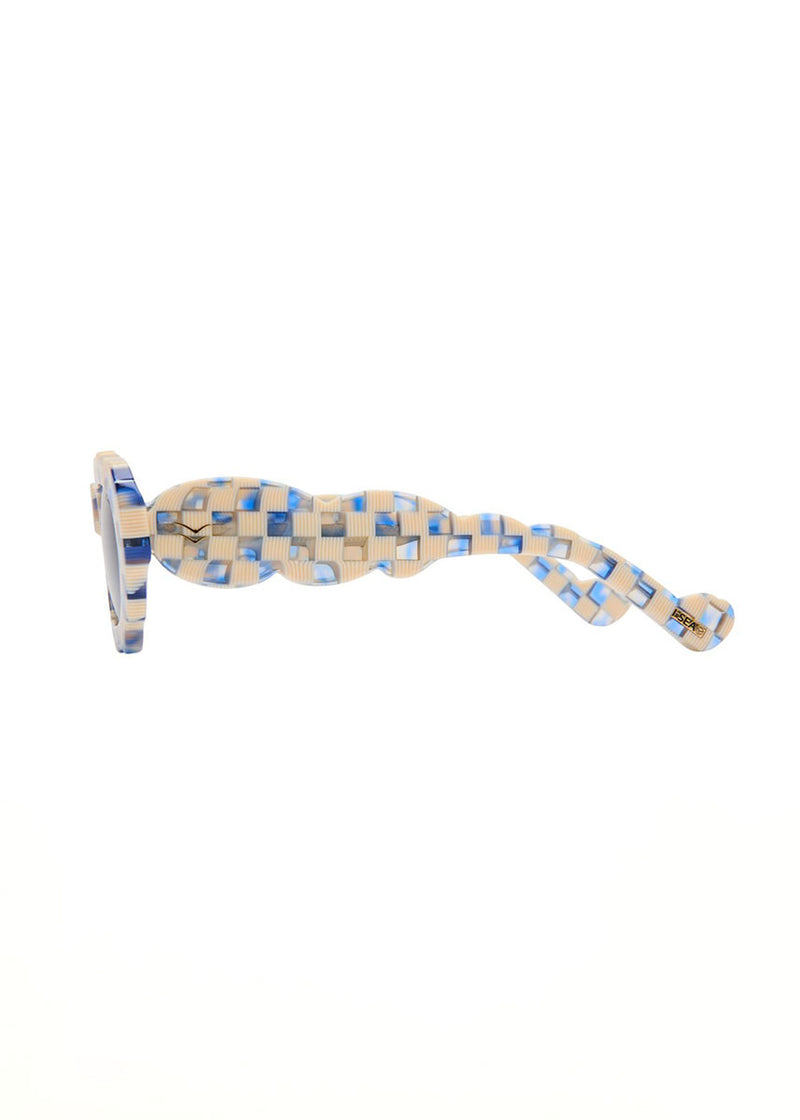Cloud 9 Sunnies - Check Navy,