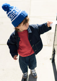 MAD HTR Chicago Pom Beanie - Toddler - Cobalt