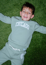 Chicago Collegiate Sweatsuit Set - Sage