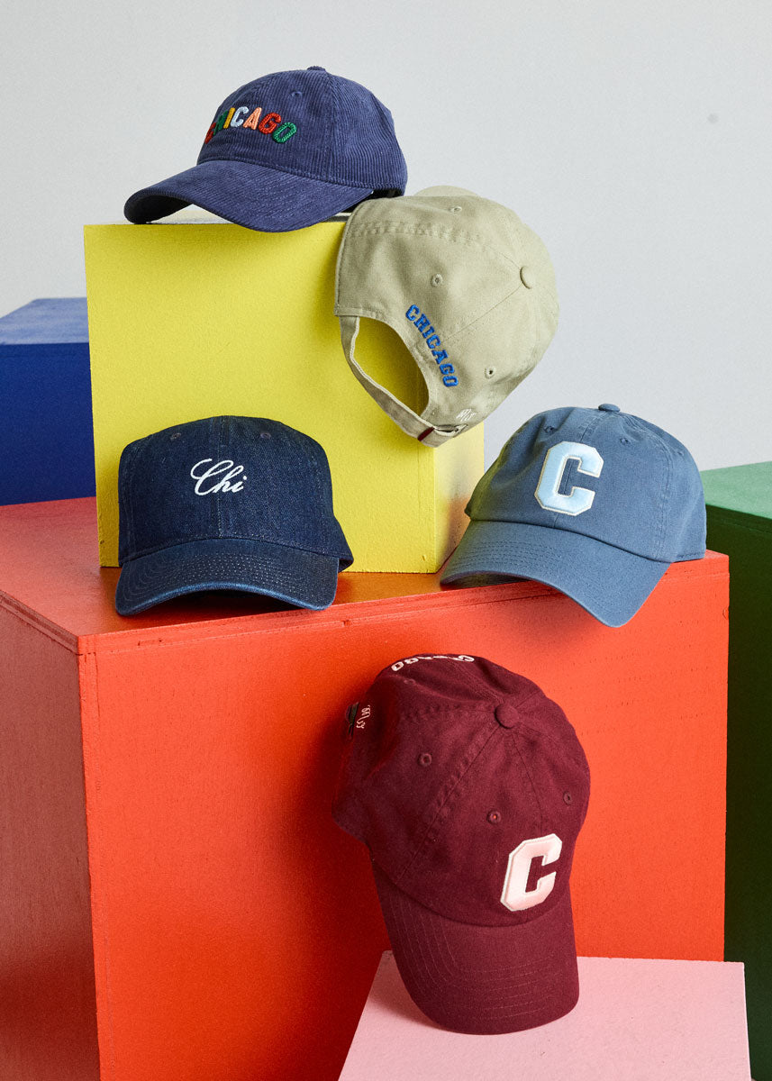 Youth Sweet Home Chicago Dad Hat - Navy