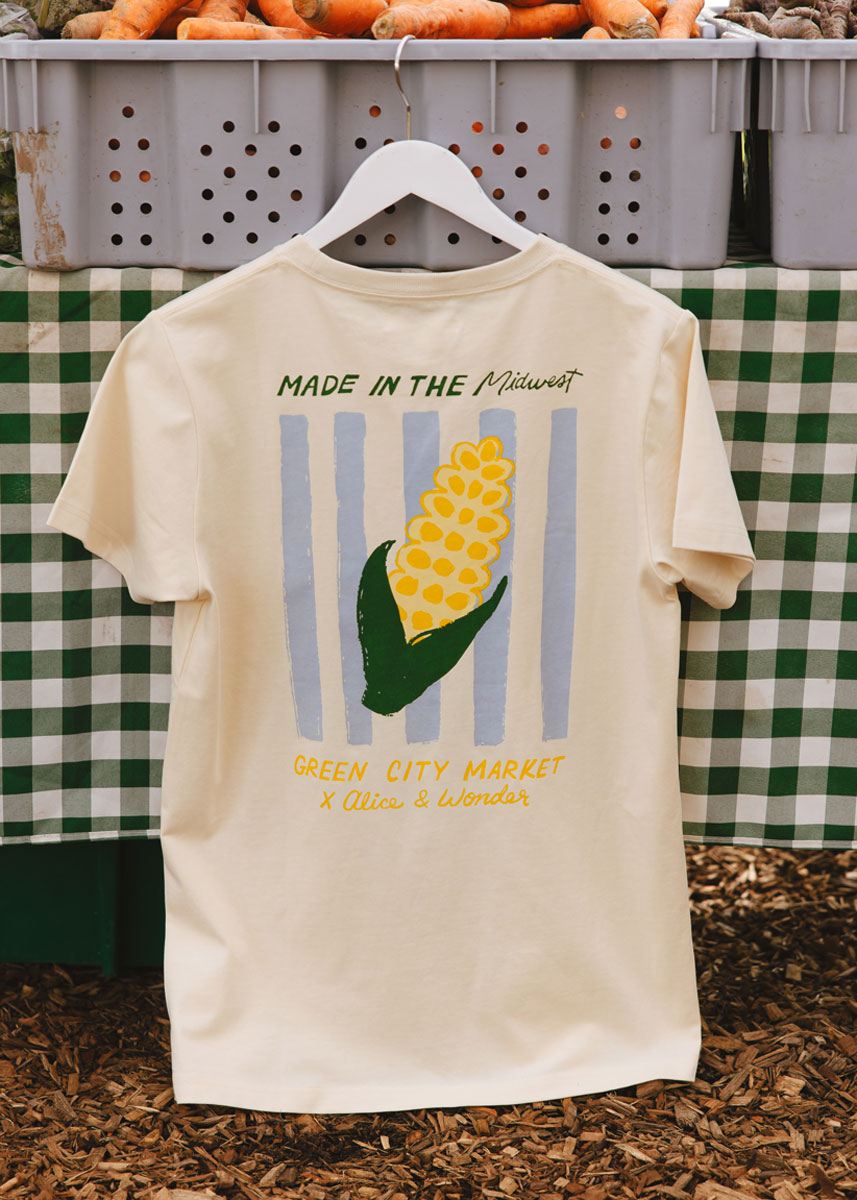 Green City Market Corn Oversized Tee