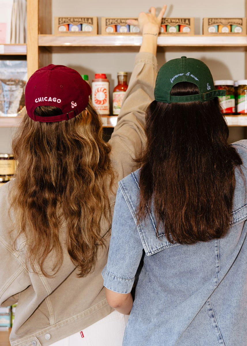 Chicago Arch Dad Hat - Green & Blue