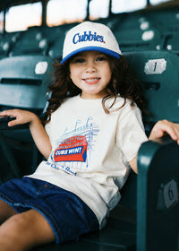 Youth Cubs Cubbies. Hat - Ivory & Majestic Blue