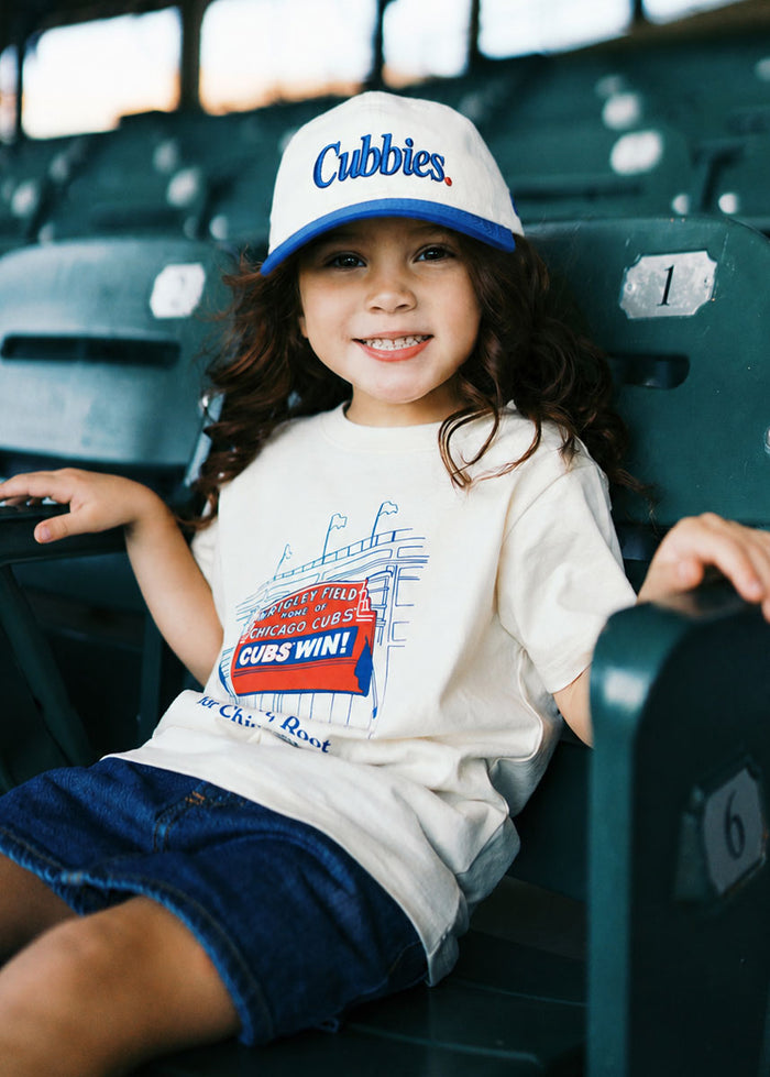Youth Cubs Cubbies. Hat - Ivory & Majestic Blue