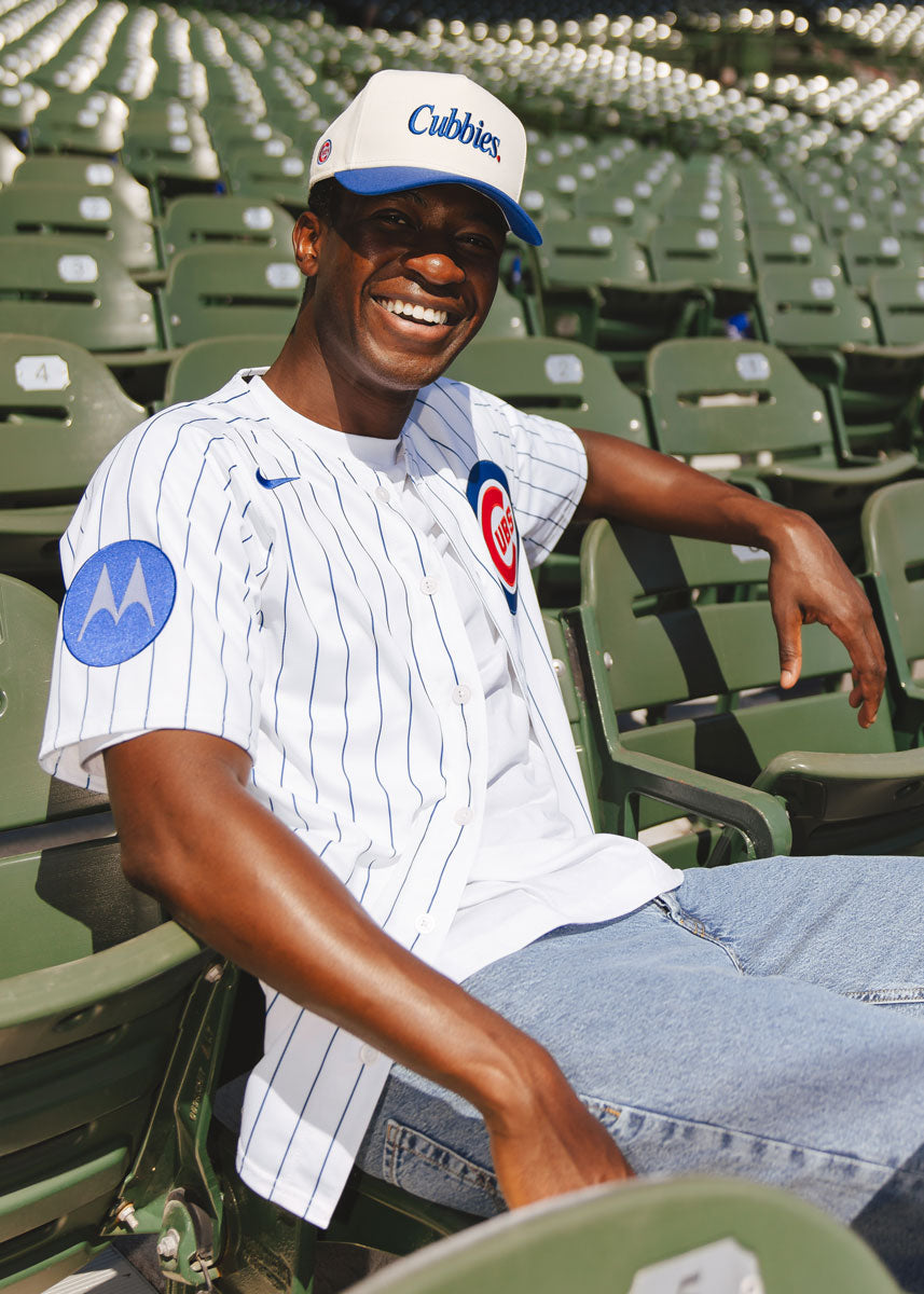 Cubbies Two-Tone Hat - Ivory & Royal
