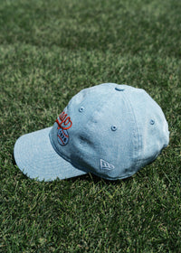 Youth Chicago 1876 Denim Dad Hat - Light Denim