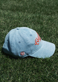 Youth Chicago 1876 Denim Dad Hat - Light Denim