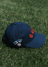 Youth Cubs Felt Applique Dad Hat - Navy