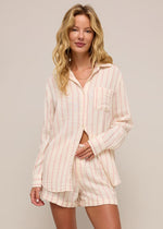 Saturday Stripe Shirt - Bone