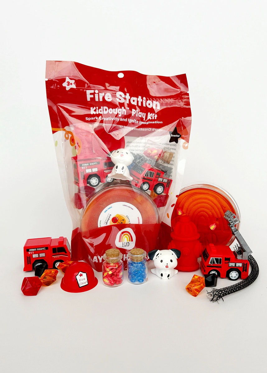 KidDough Play Kit - Fire Station