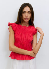 The Eugenie Top - Red