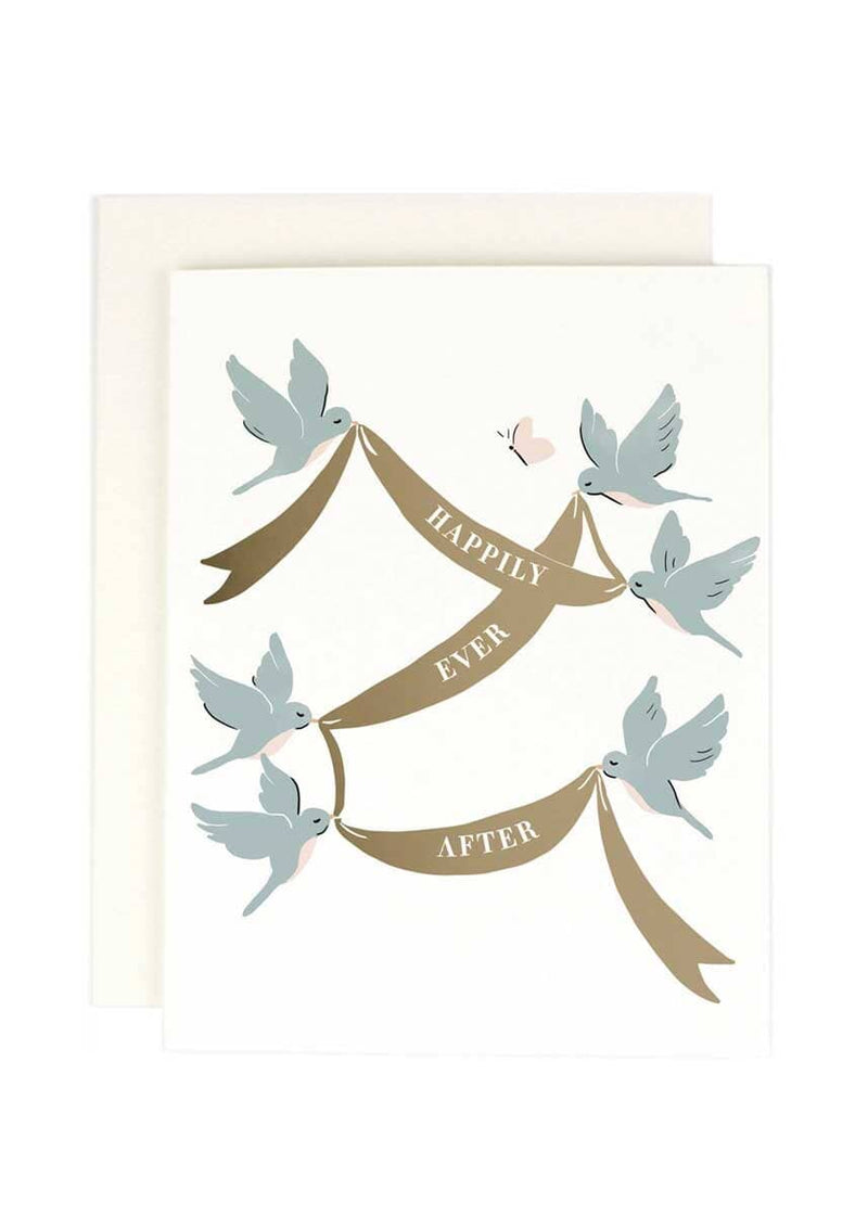 Happily Ever After Birds Card